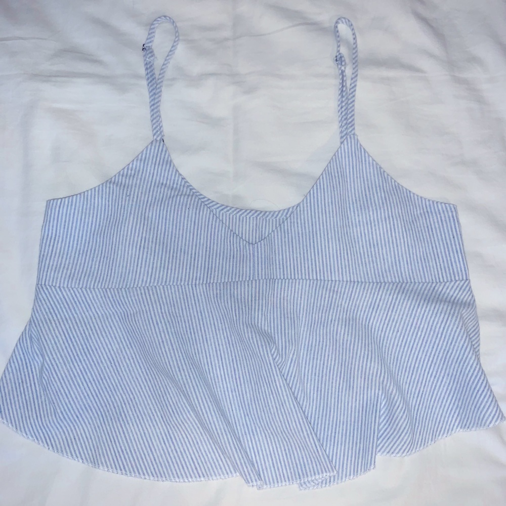 Striped crop top